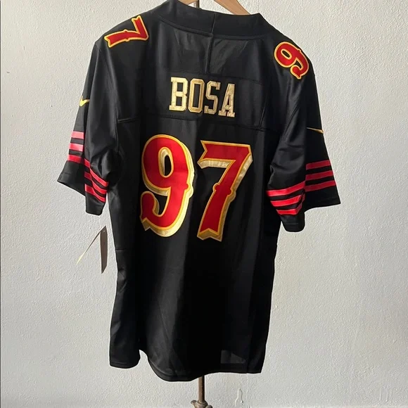 NWT Nike 49ers Faithful to the Bay Jersey Bosa 97 Size Small - Picture 5 of 5